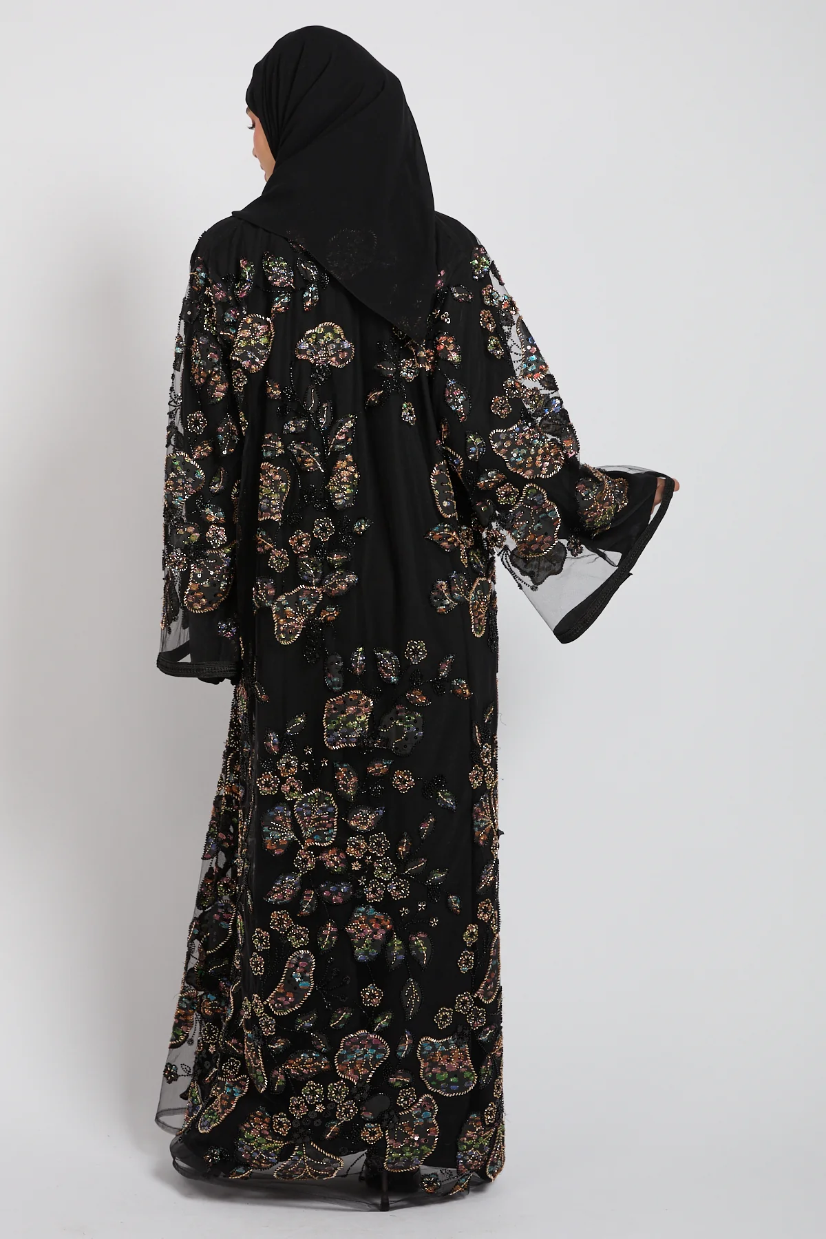 Arabian Nights Luxe Three Piece Abaya Set - LIMITED EDITION - Image 4