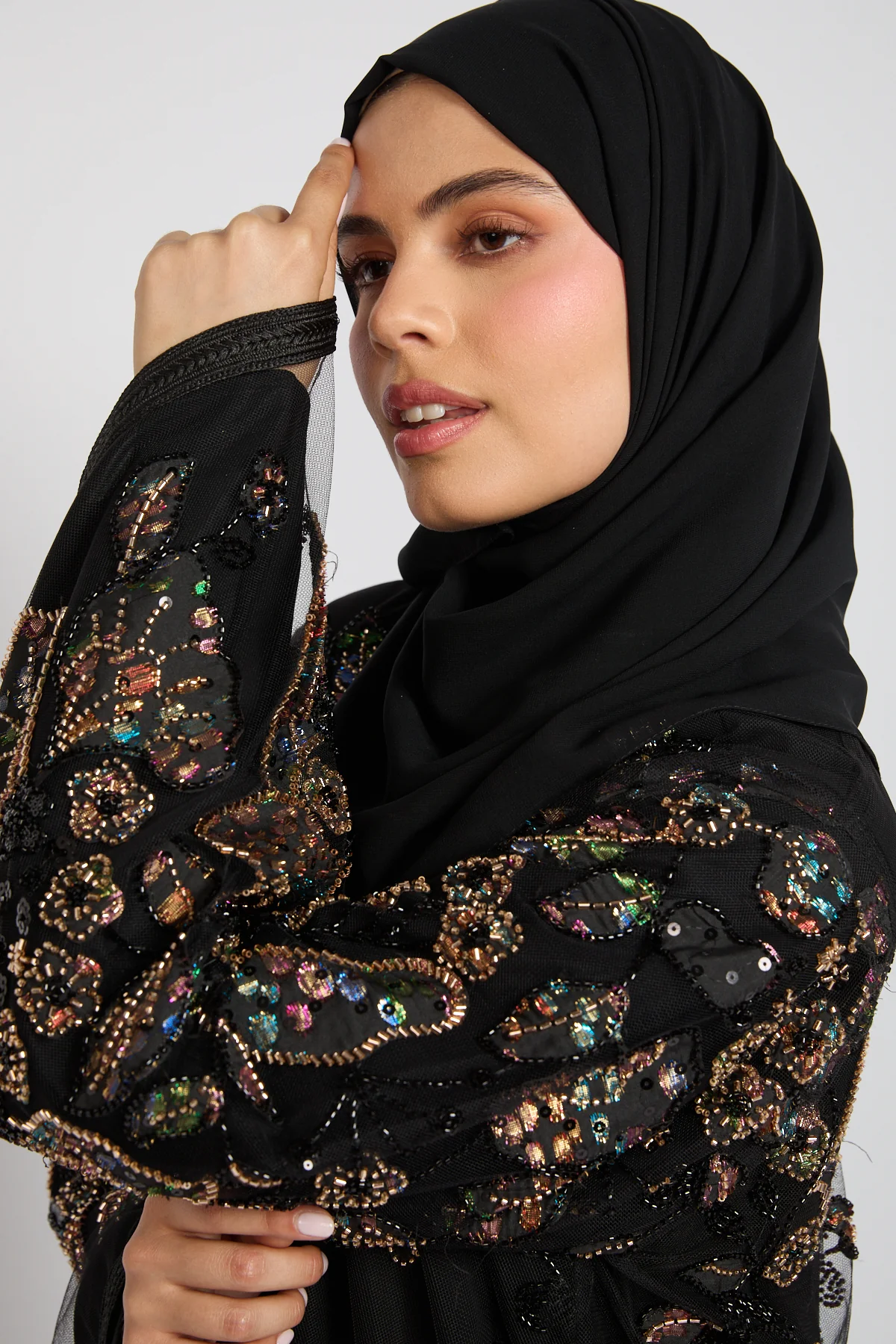 Arabian Nights Luxe Three Piece Abaya Set - LIMITED EDITION - Image 5