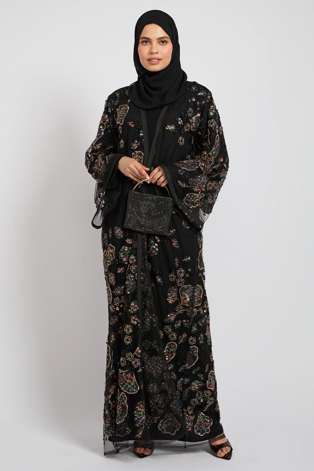 Arabian Nights Luxe Three Piece Abaya Set - LIMITED EDITION - Image 6