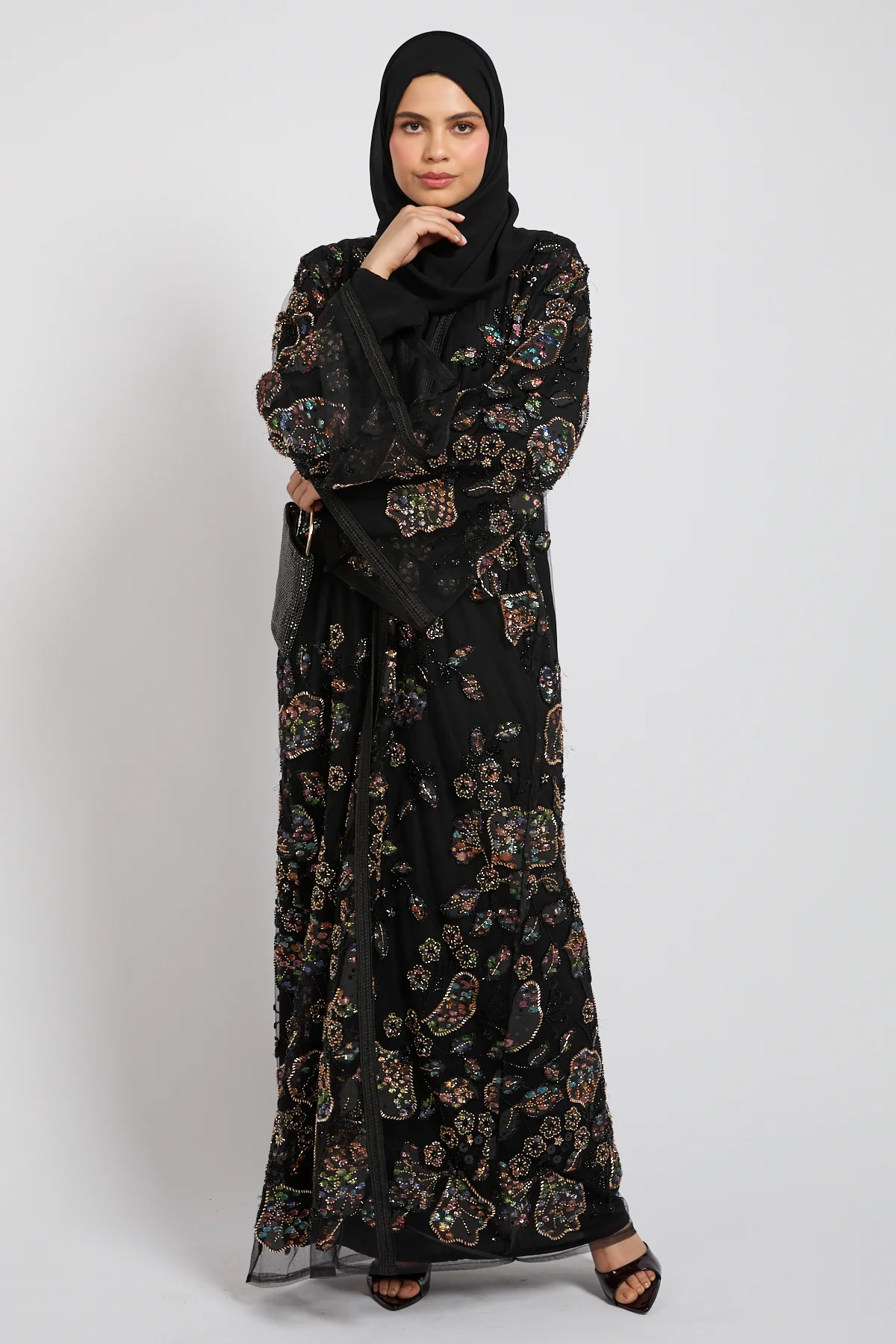 Arabian Nights Luxe Three Piece Abaya Set - LIMITED EDITION - Image 8