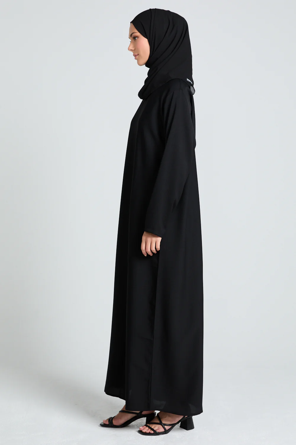 Black Inner Slip Dress - LONG SLEEVE - Image 6