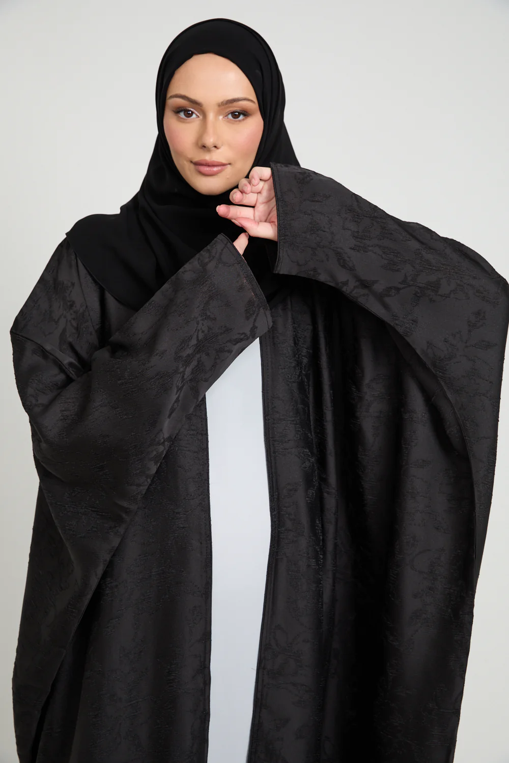 Black Orchid Midnight Bisht – Luxe Edition - Image 2