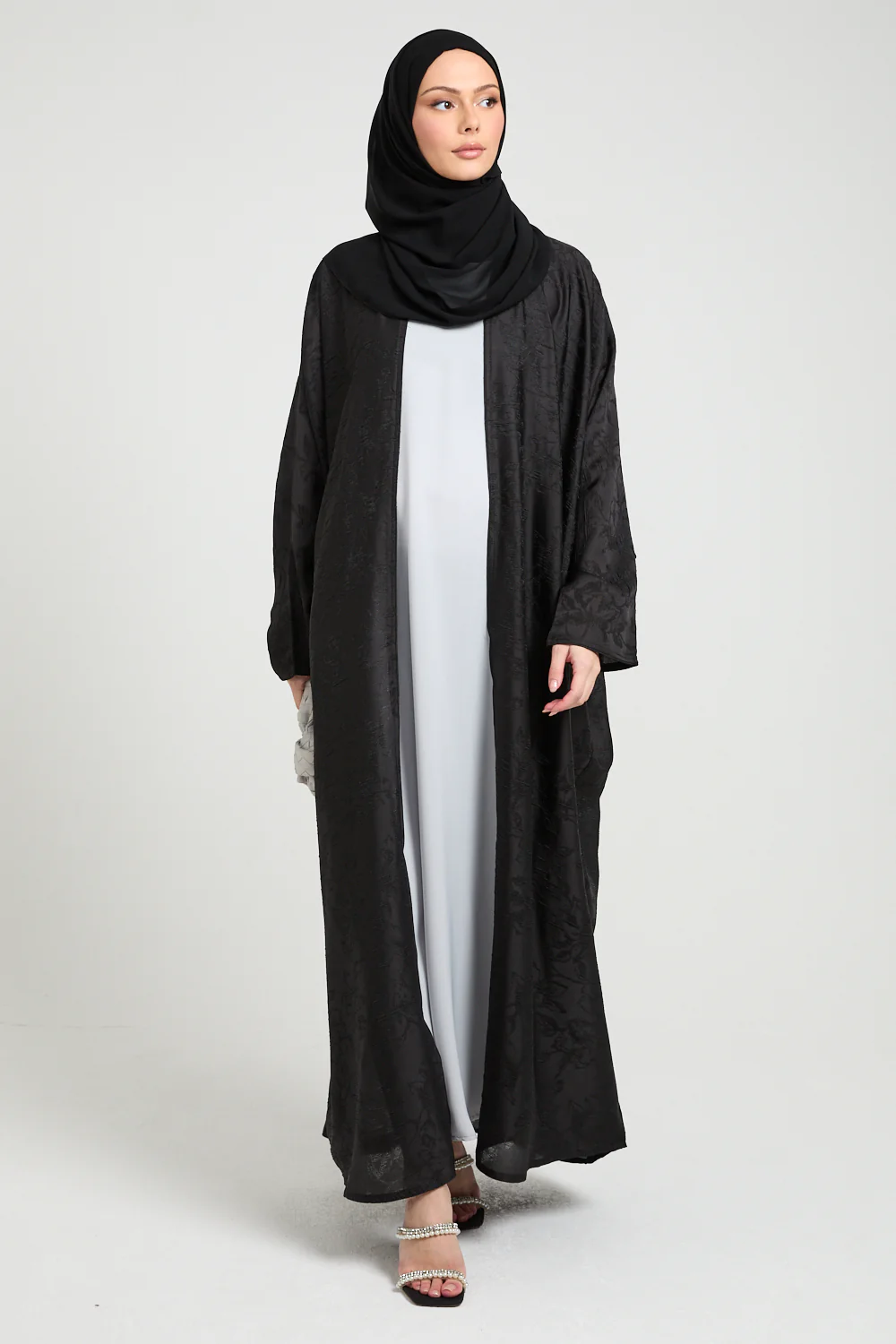 Black Orchid Midnight Bisht – Luxe Edition - Image 3