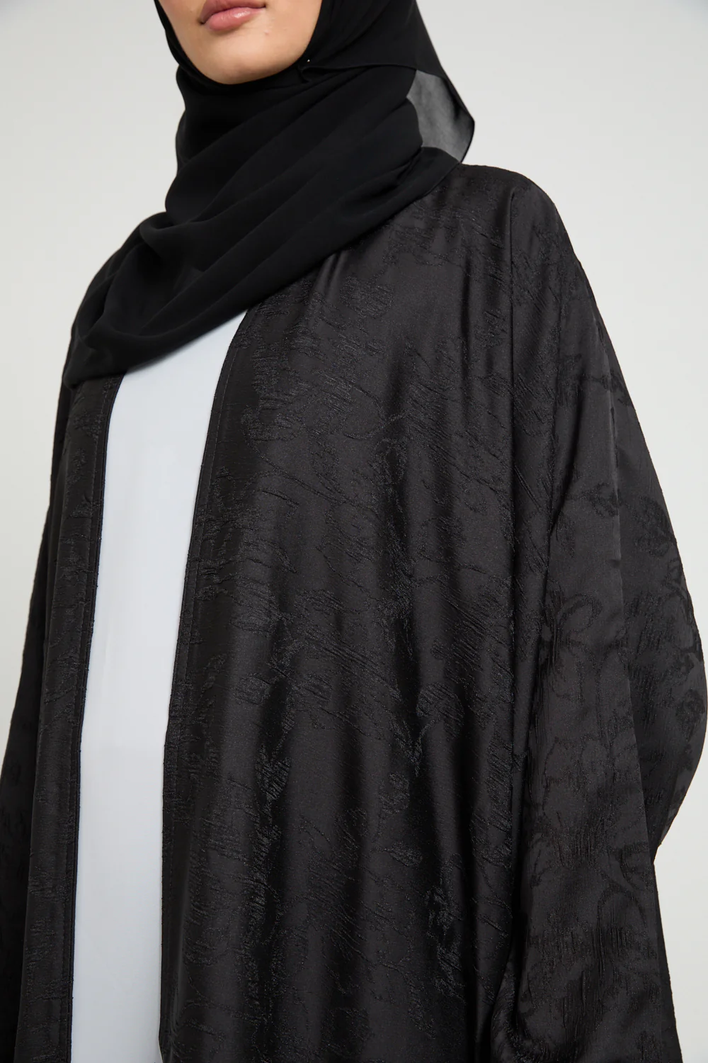 Black Orchid Midnight Bisht – Luxe Edition - Image 4