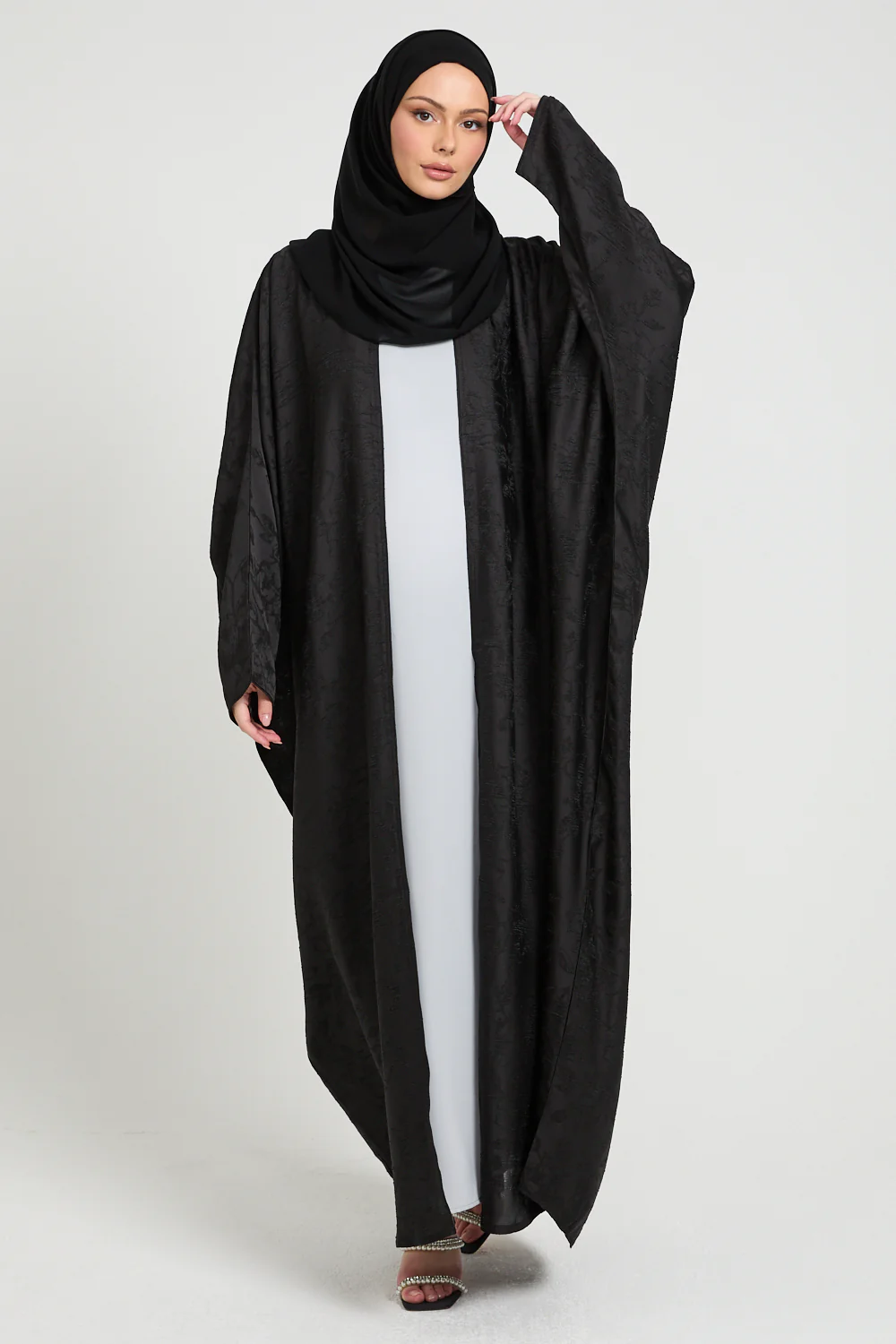 Black Orchid Midnight Bisht – Luxe Edition - Image 8