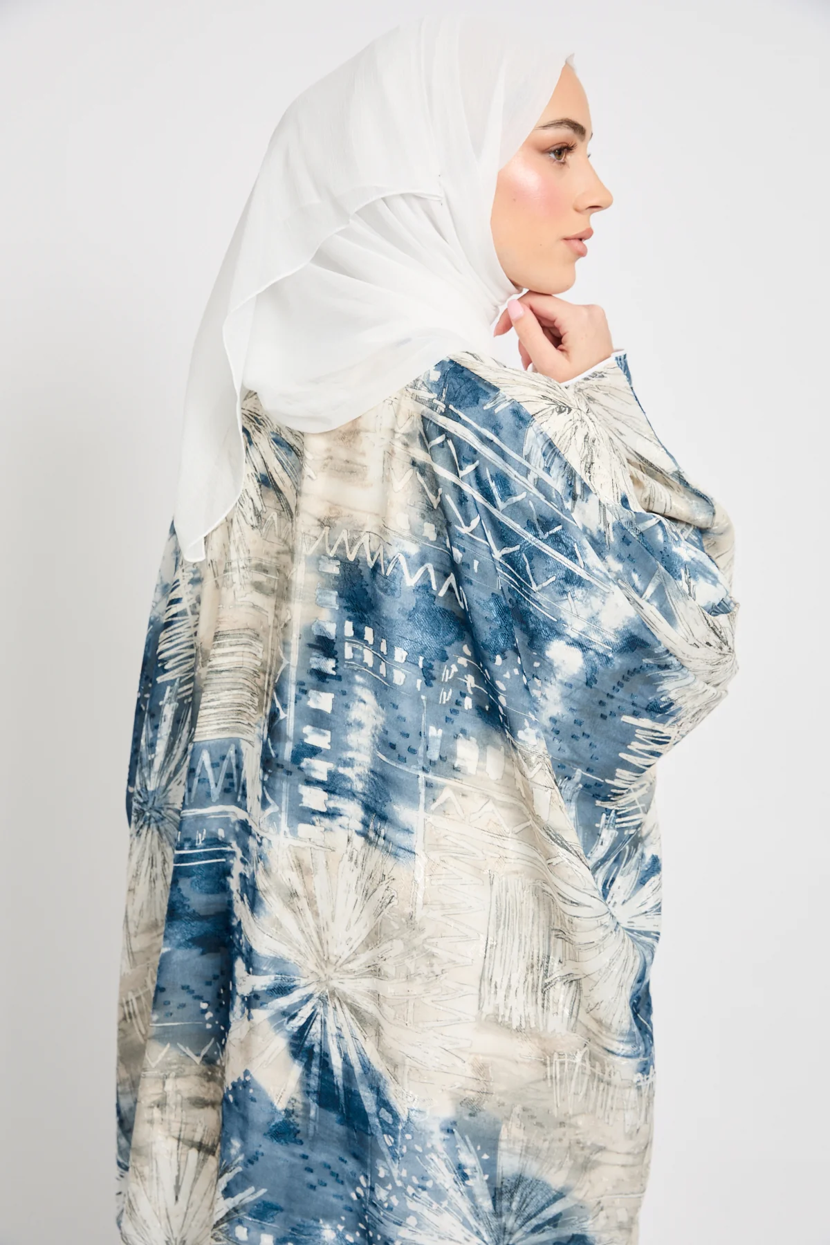 Blue Mirage Open Bisht – LIMITED EDITION - Image 2
