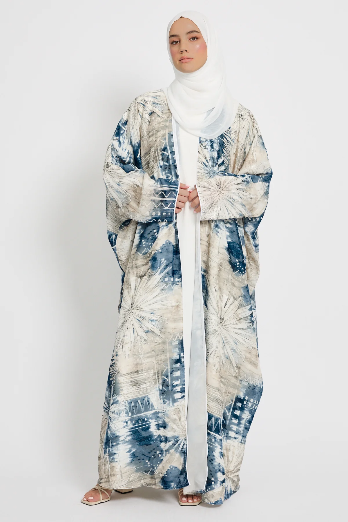 Blue Mirage Open Bisht – LIMITED EDITION - Image 3