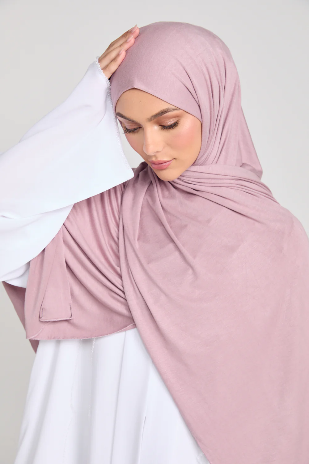 Cotton Candy Jersey Hijab - Image 3