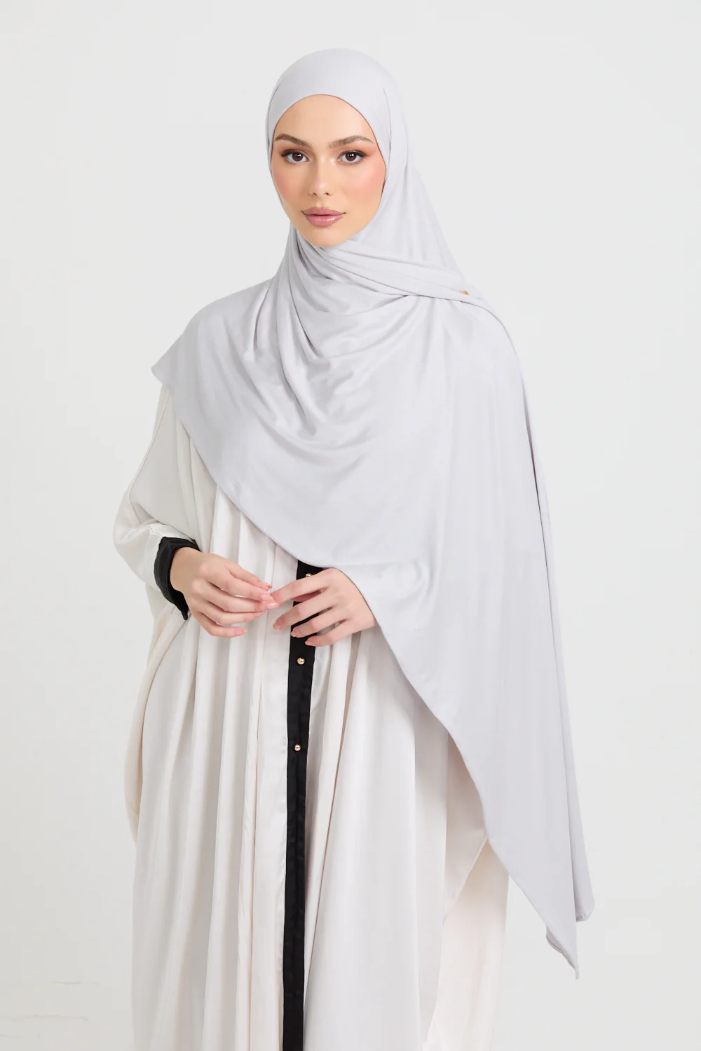 Dove Mist Jersey Hijab - Image 3