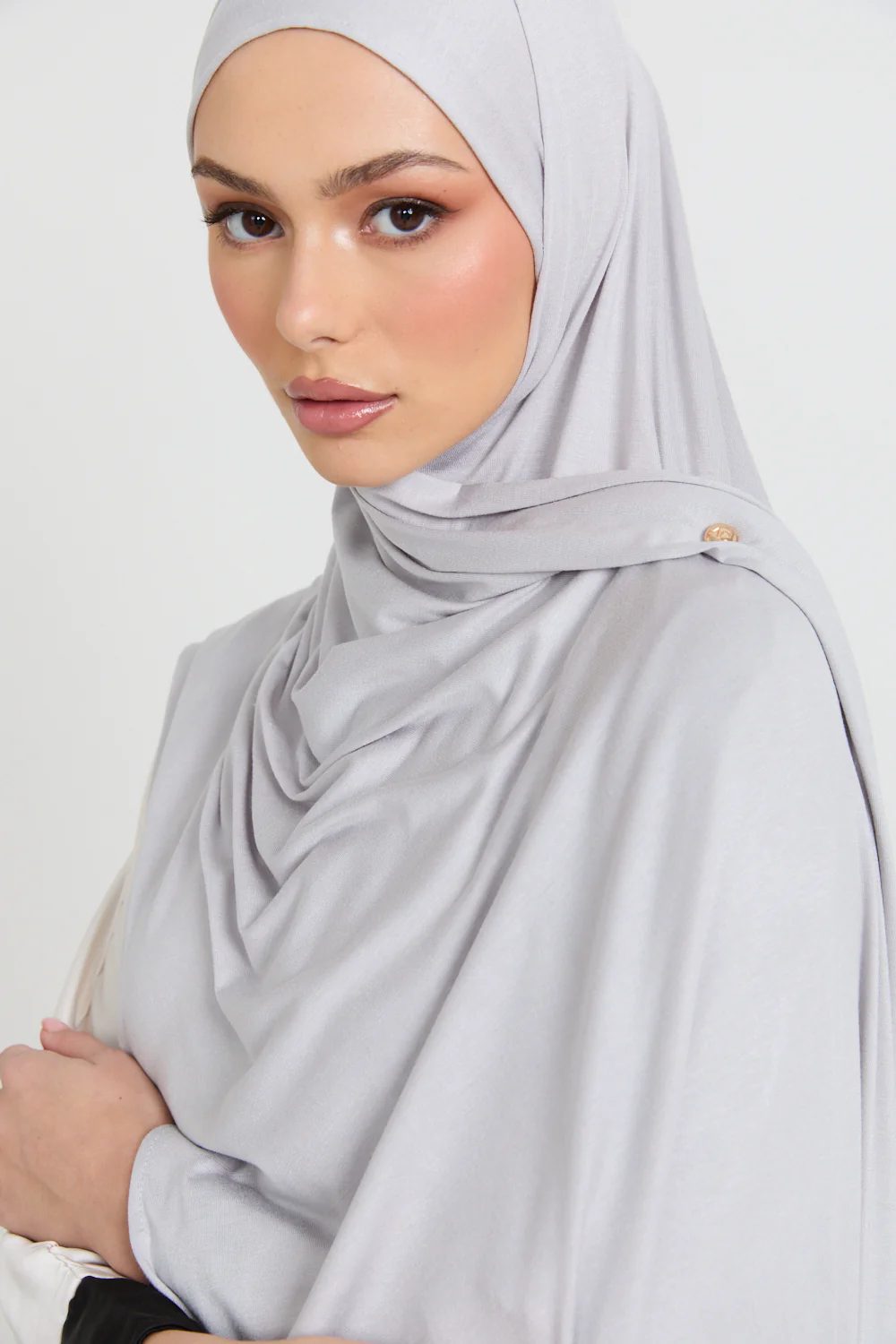 Dove Mist Jersey Hijab - Image 4