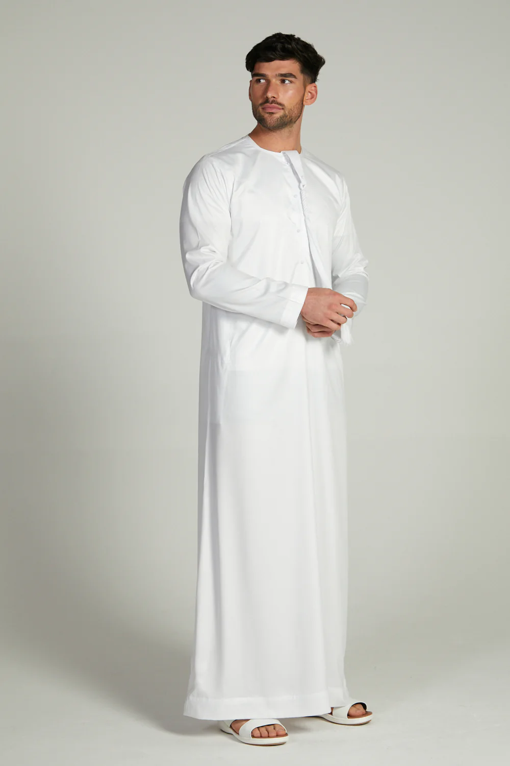 Emirati Thobe - White - Image 3
