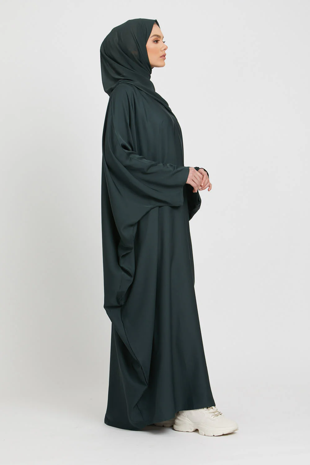 Forest Green Closed Farasha - Image 5