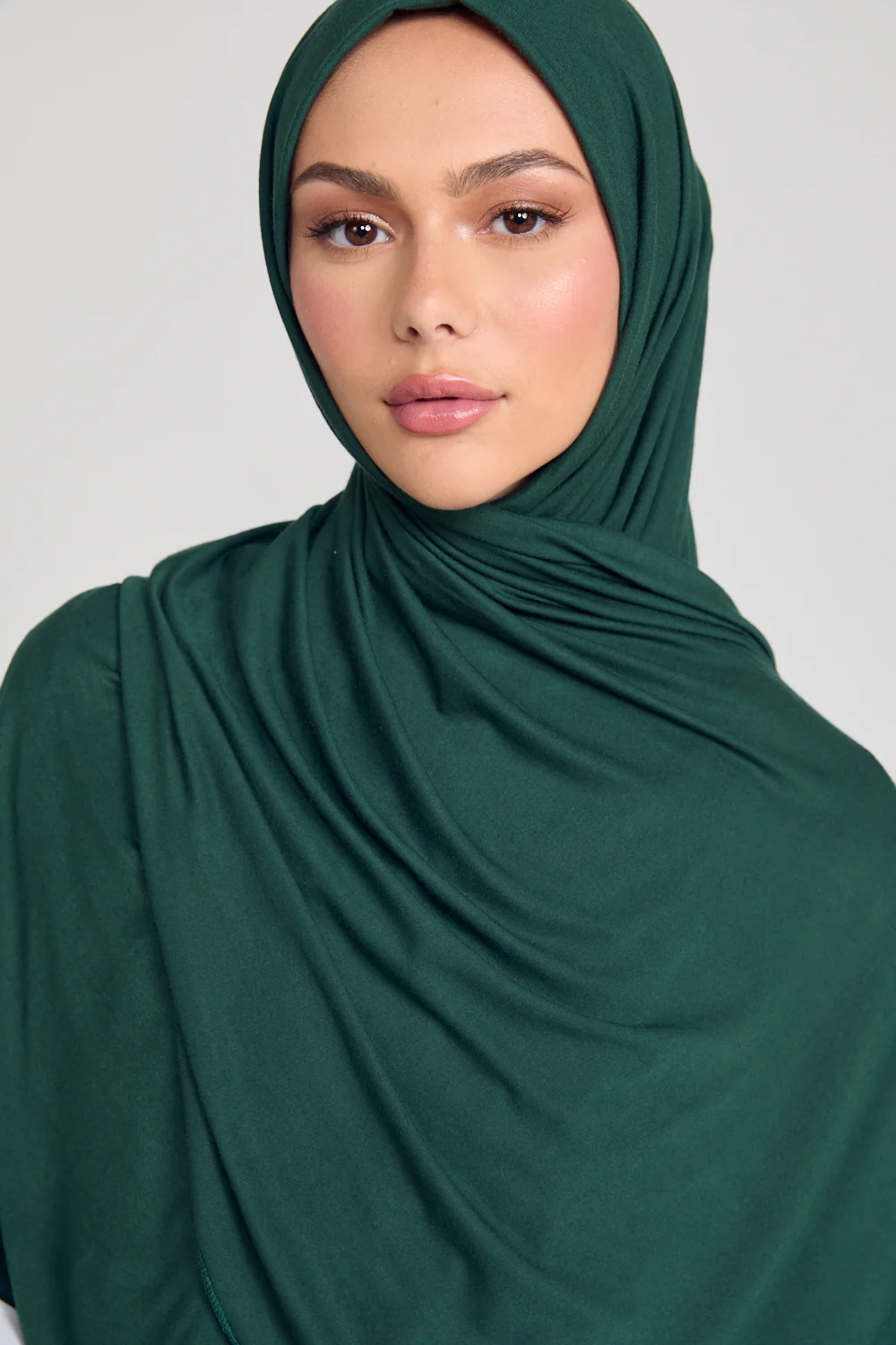 Forest Green Jersey Hijab - Image 3