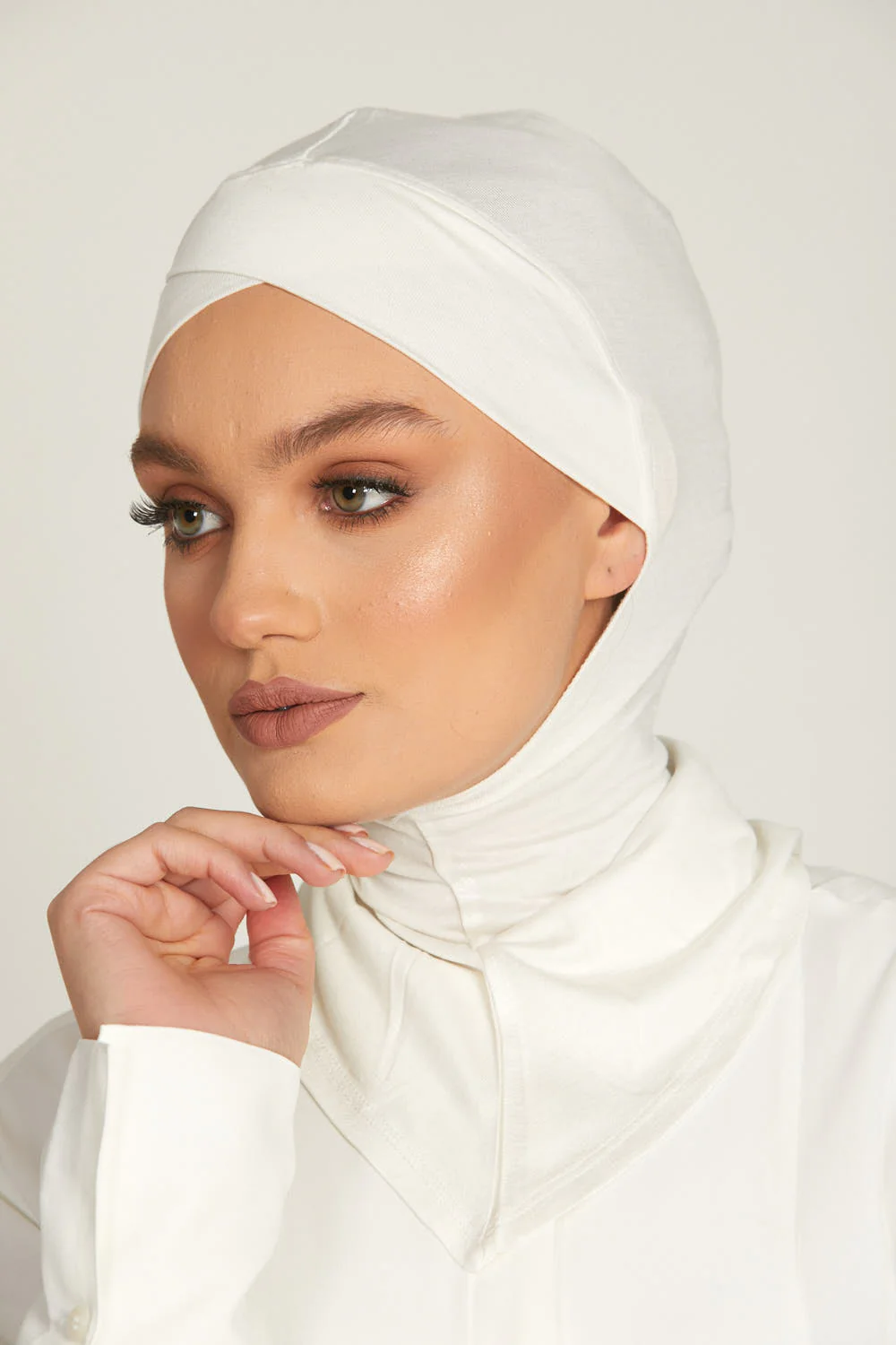 Full Coverage Criss Cross Hijab Caps - Image 10