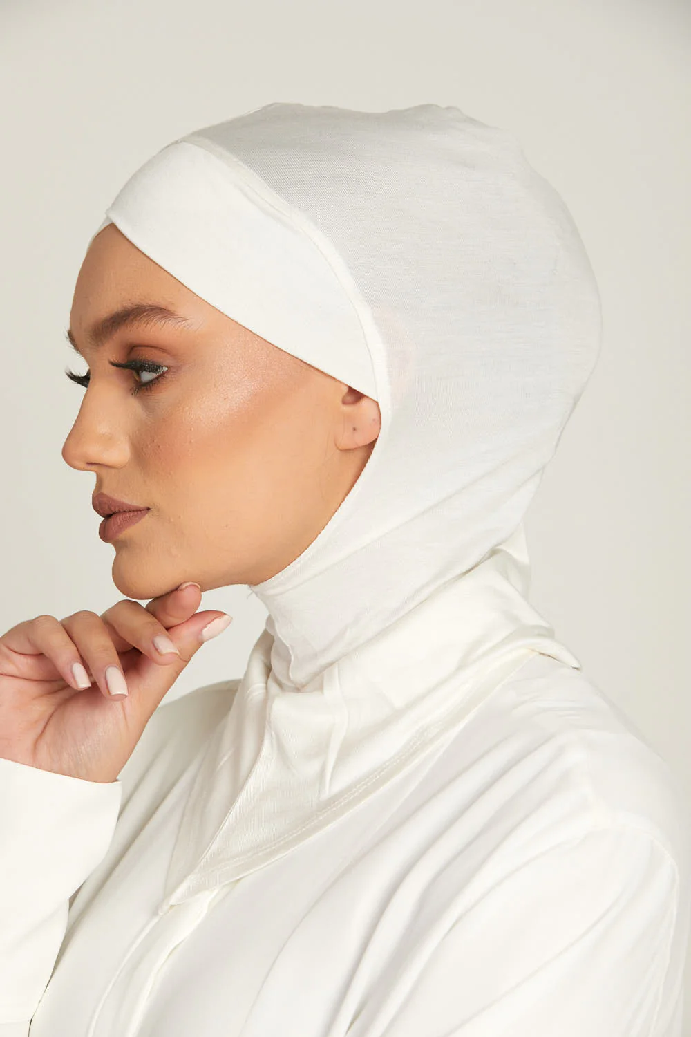 Full Coverage Criss Cross Hijab Caps - Image 11
