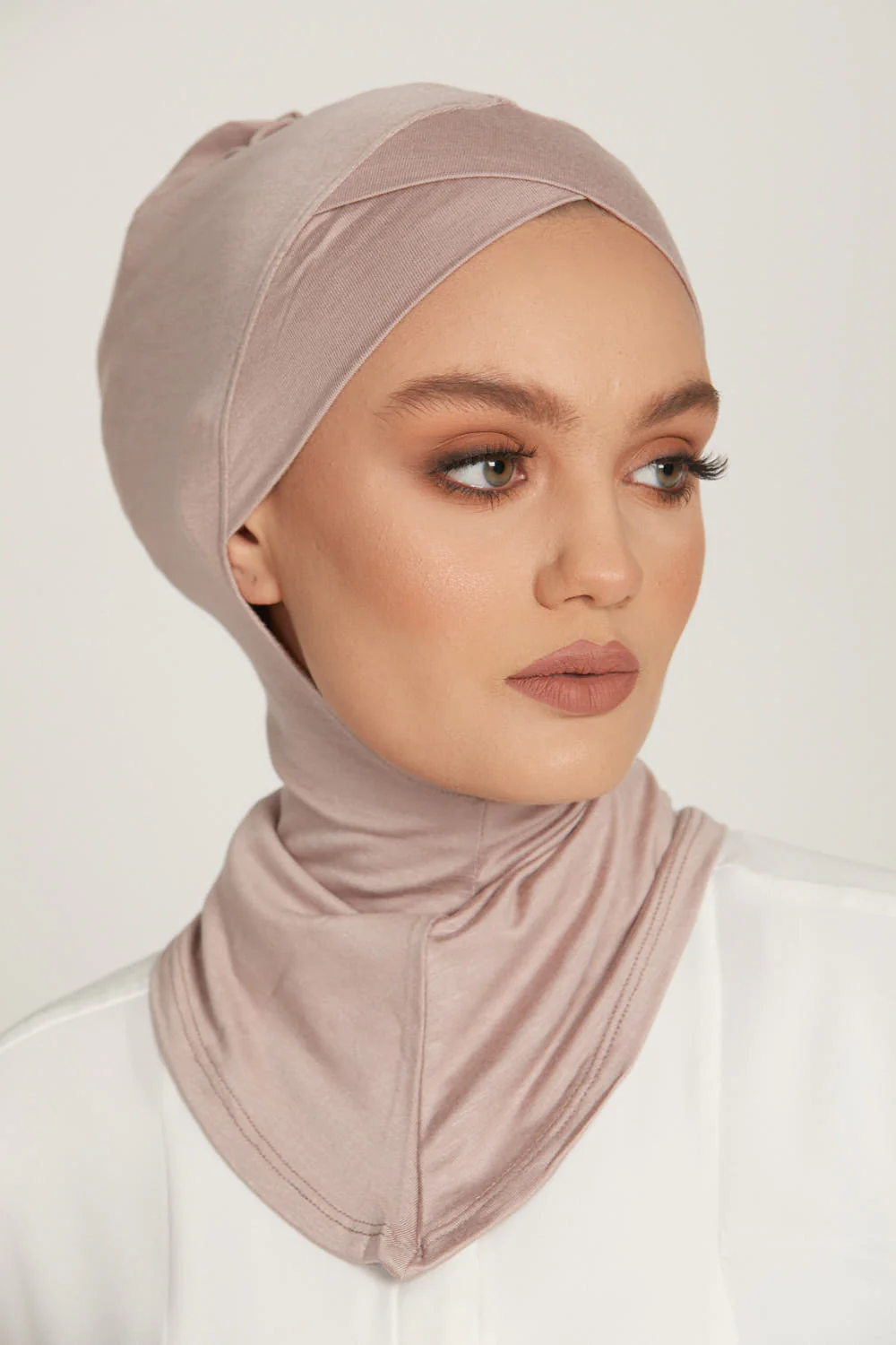 Full Coverage Criss Cross Hijab Caps - Image 16