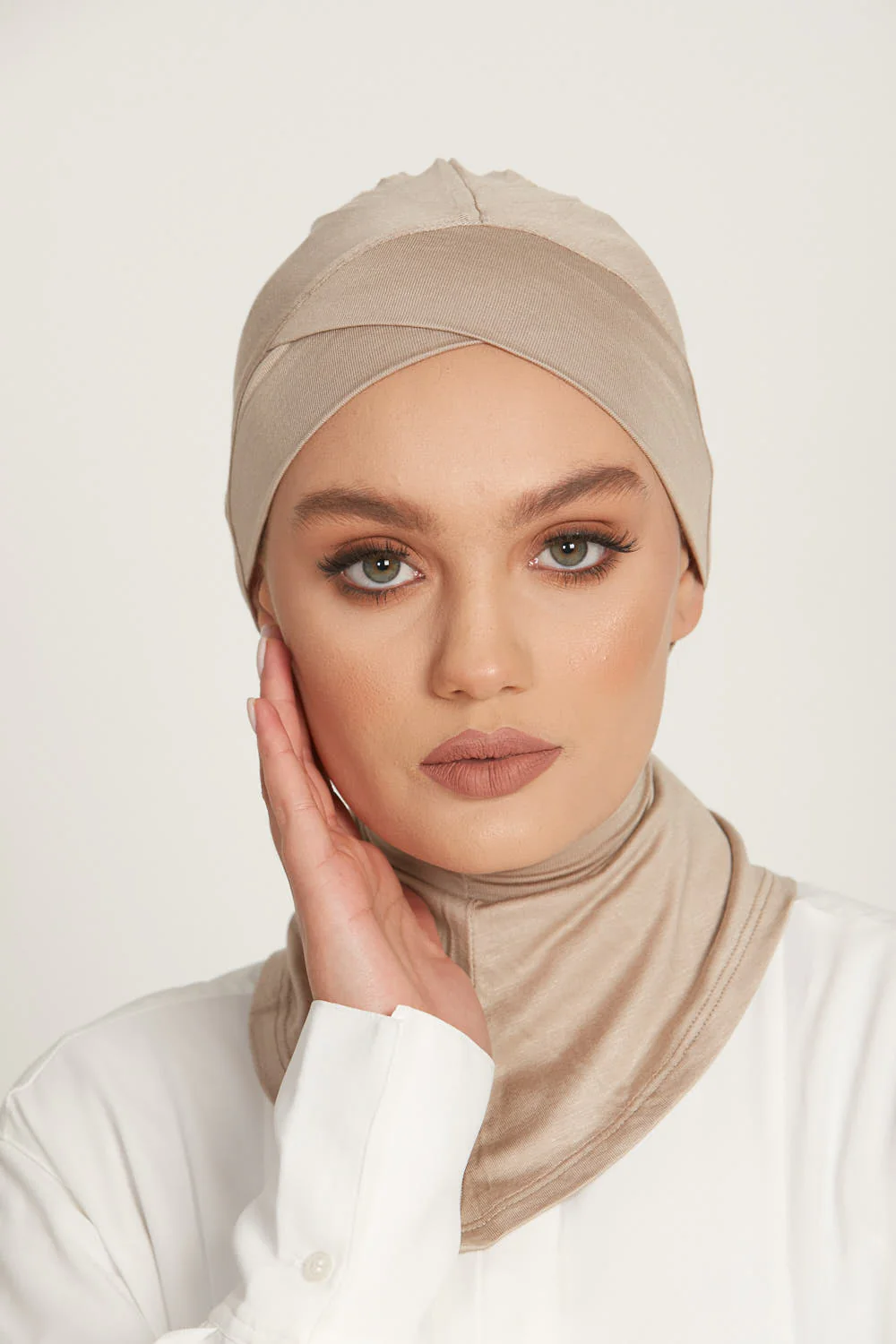 Full Coverage Criss Cross Hijab Caps - Image 17