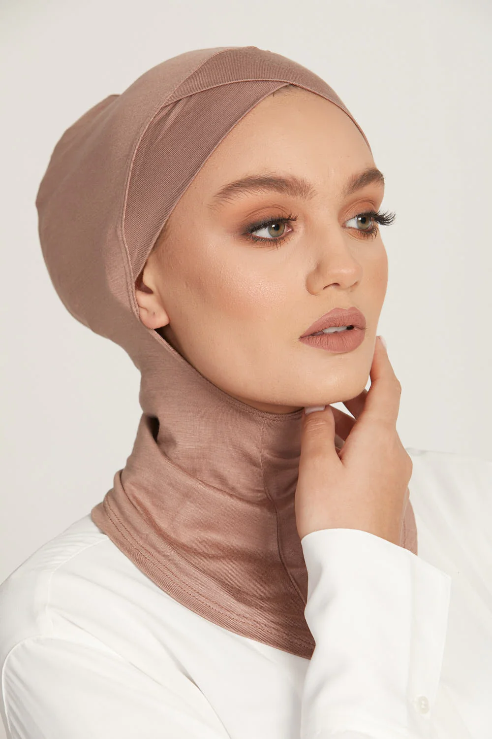 Full Coverage Criss Cross Hijab Caps - Image 4