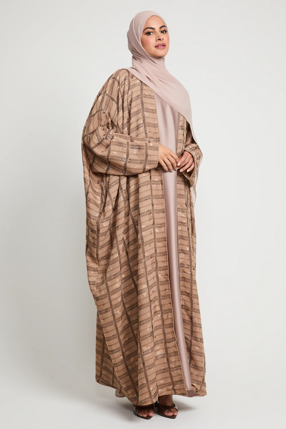 Golden Taupe Sienna Open Bisht - LIMITED EDITION - Image 10