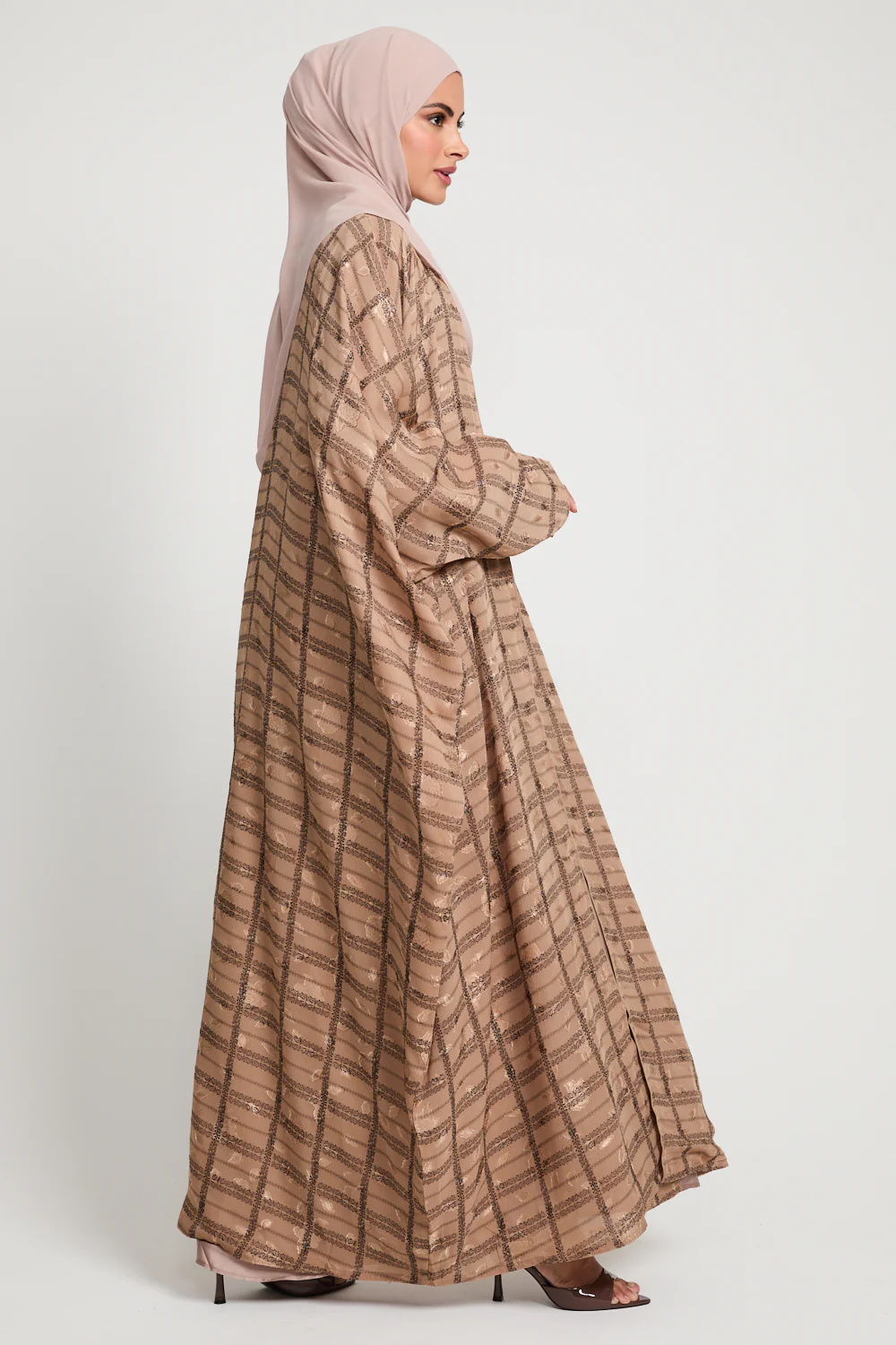 Golden Taupe Sienna Open Bisht - LIMITED EDITION - Image 3