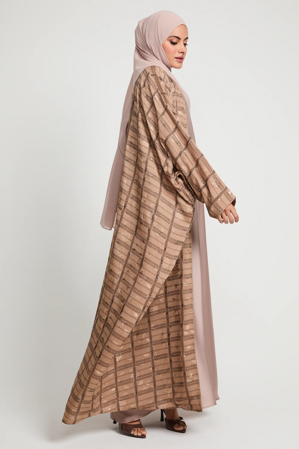 Golden Taupe Sienna Open Bisht - LIMITED EDITION - Image 5