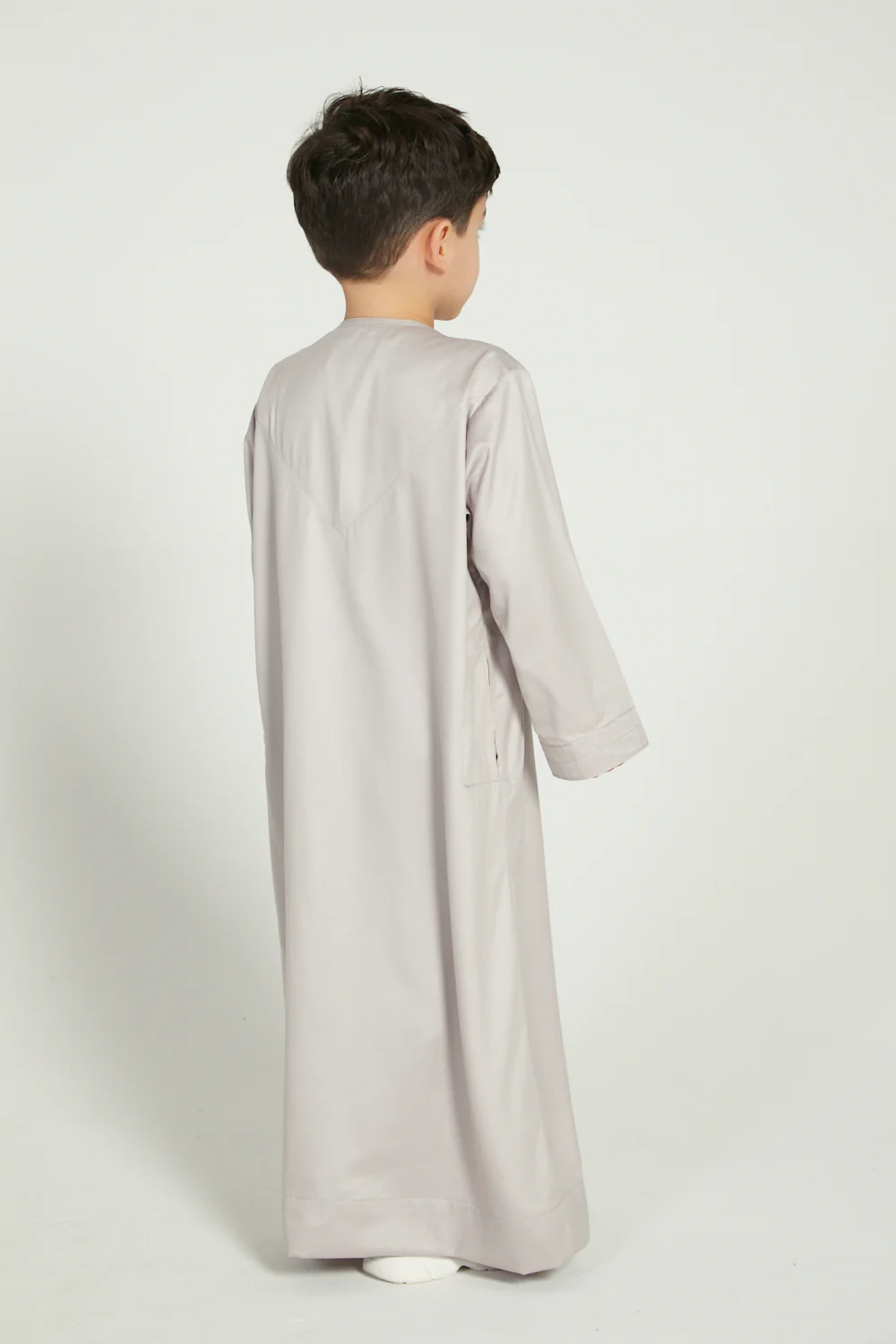 Junior Boys Emirati Thobe - Nude - Image 7