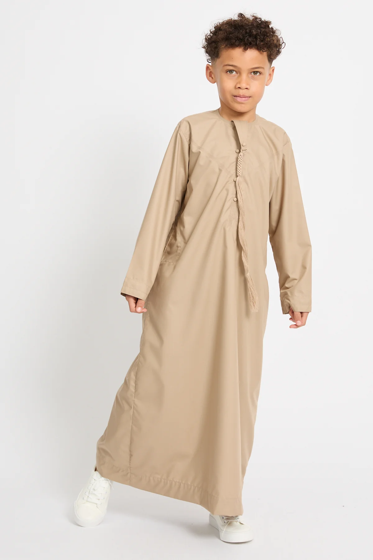Junior Boys Premium Emirati Thobe - Sahara Desert