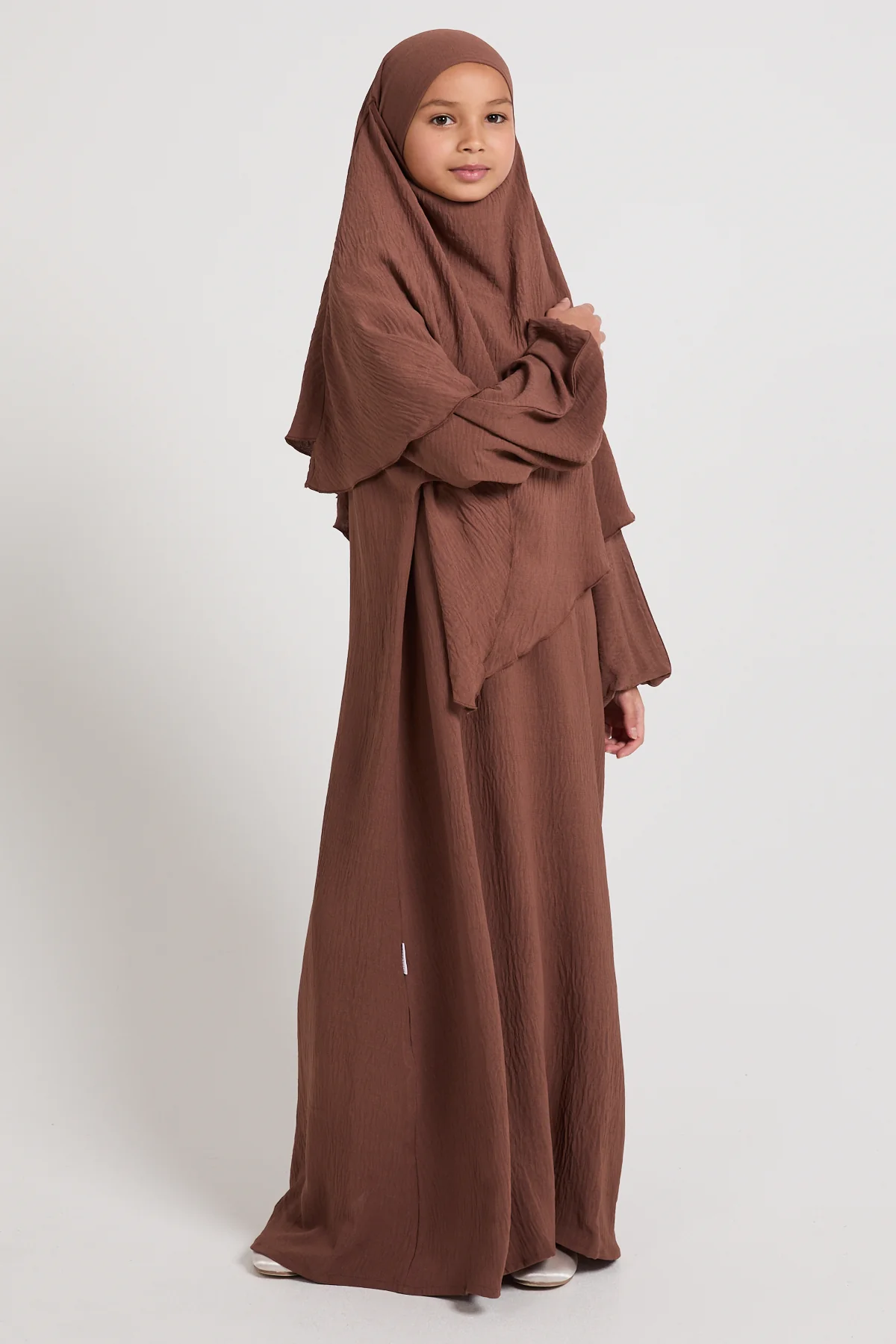 Junior Girls Abaya with Khimar Set - Hazel