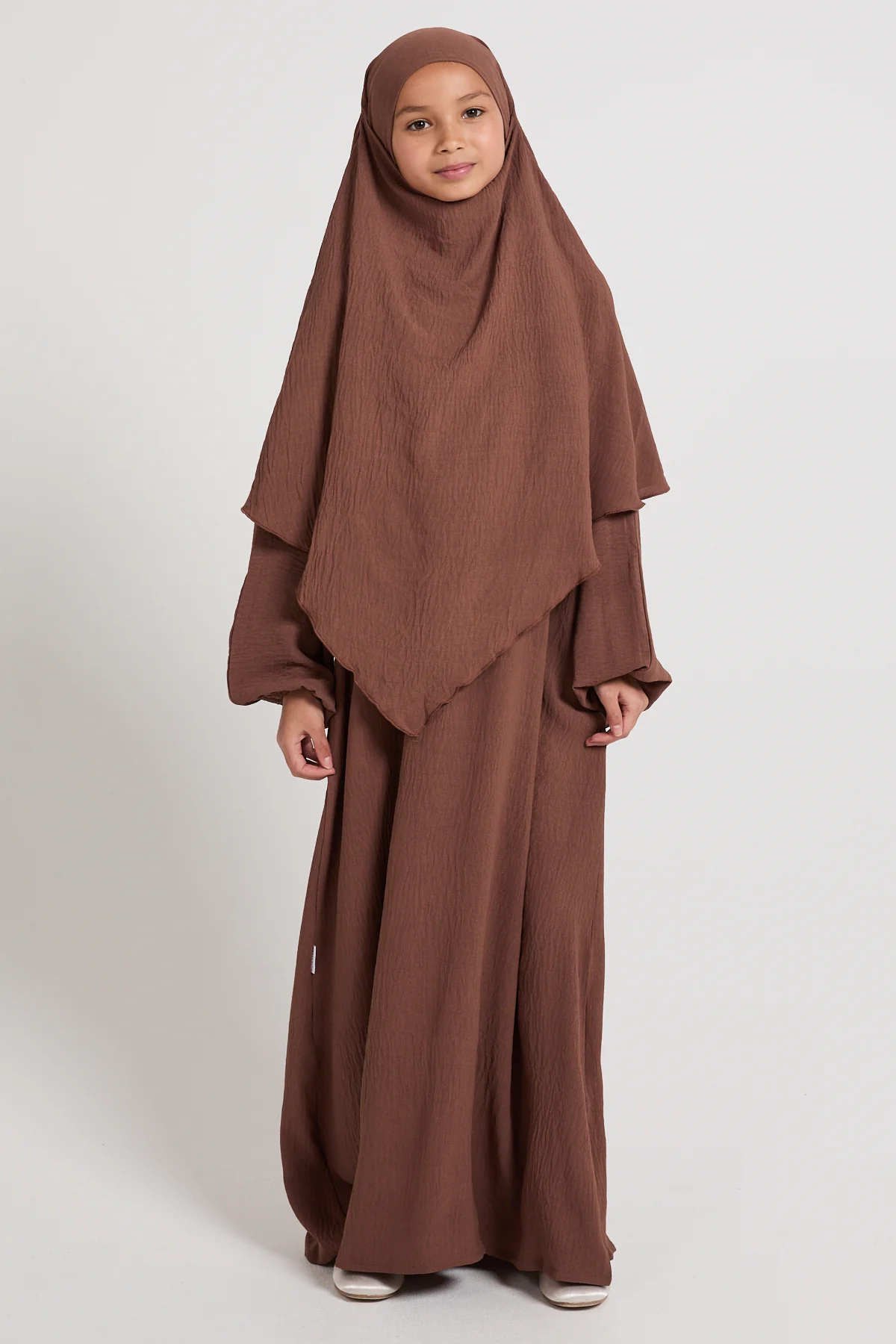 Junior Girls Abaya with Khimar Set - Hazel - Image 8