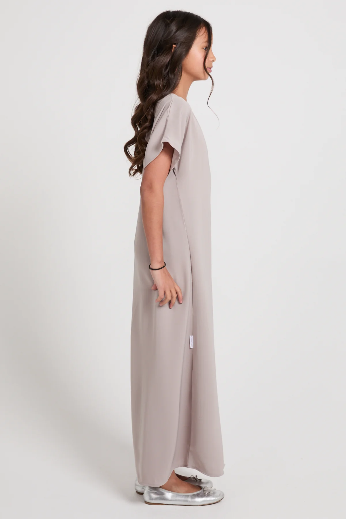 Junior Girls Premium Nidha Inner Slip Dress - Sand - Image 4