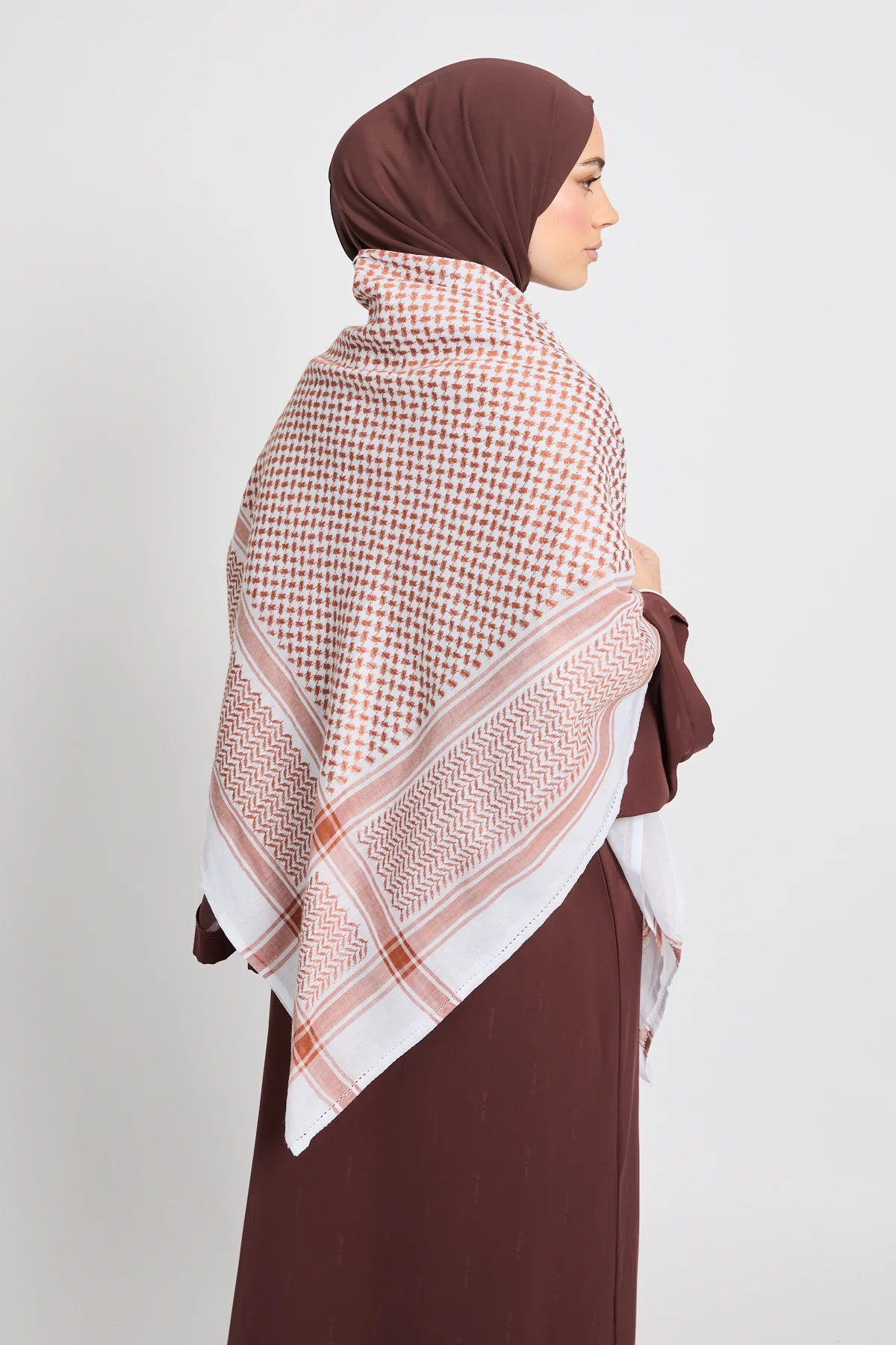 Keffiyeh Scarf - Desert Terracotta - Image 5
