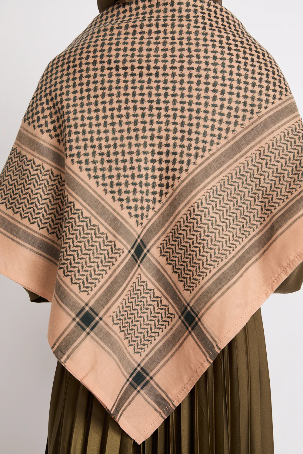 Keffiyeh Scarf - Desert Olive - Image 8