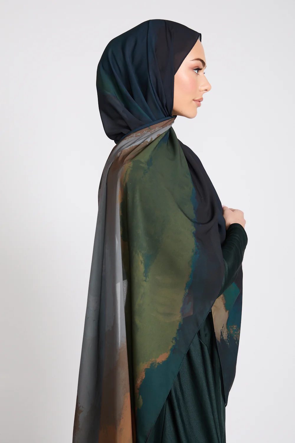 Luxury Printed Hijab - Celestial Mirage - LIMITED EDITION - Image 5