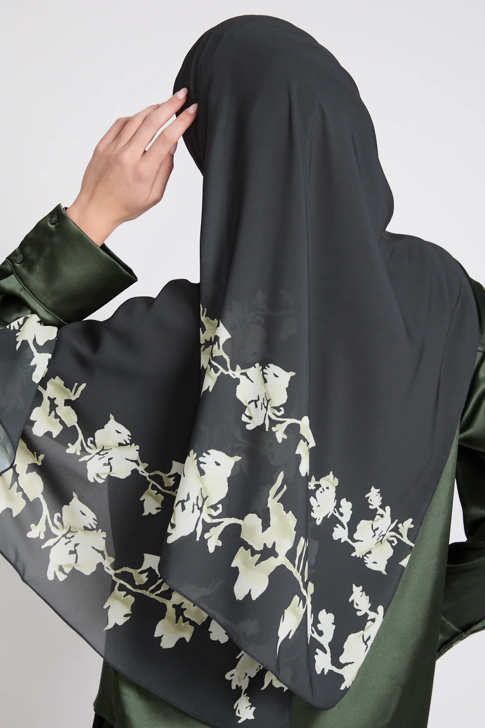 Luxury Printed Hijab - Enchanted Vine - LIMITED EDITION - Image 3