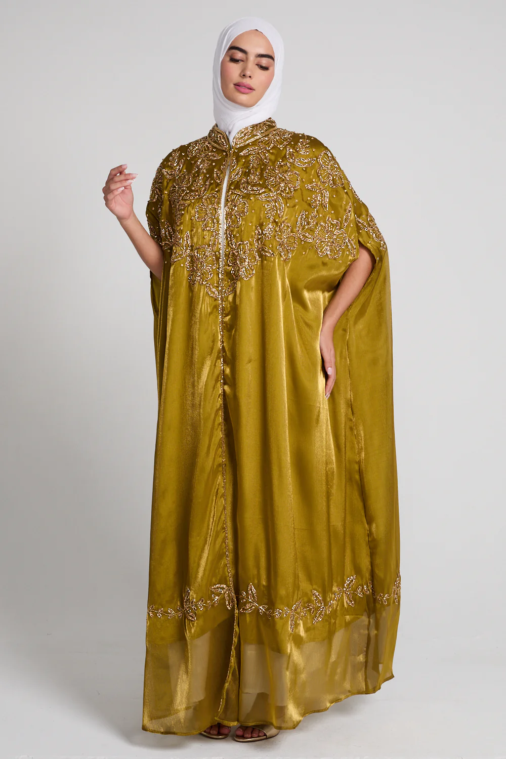 Luxury Regal Marigold Cape – LIMITED EDITION - Image 4