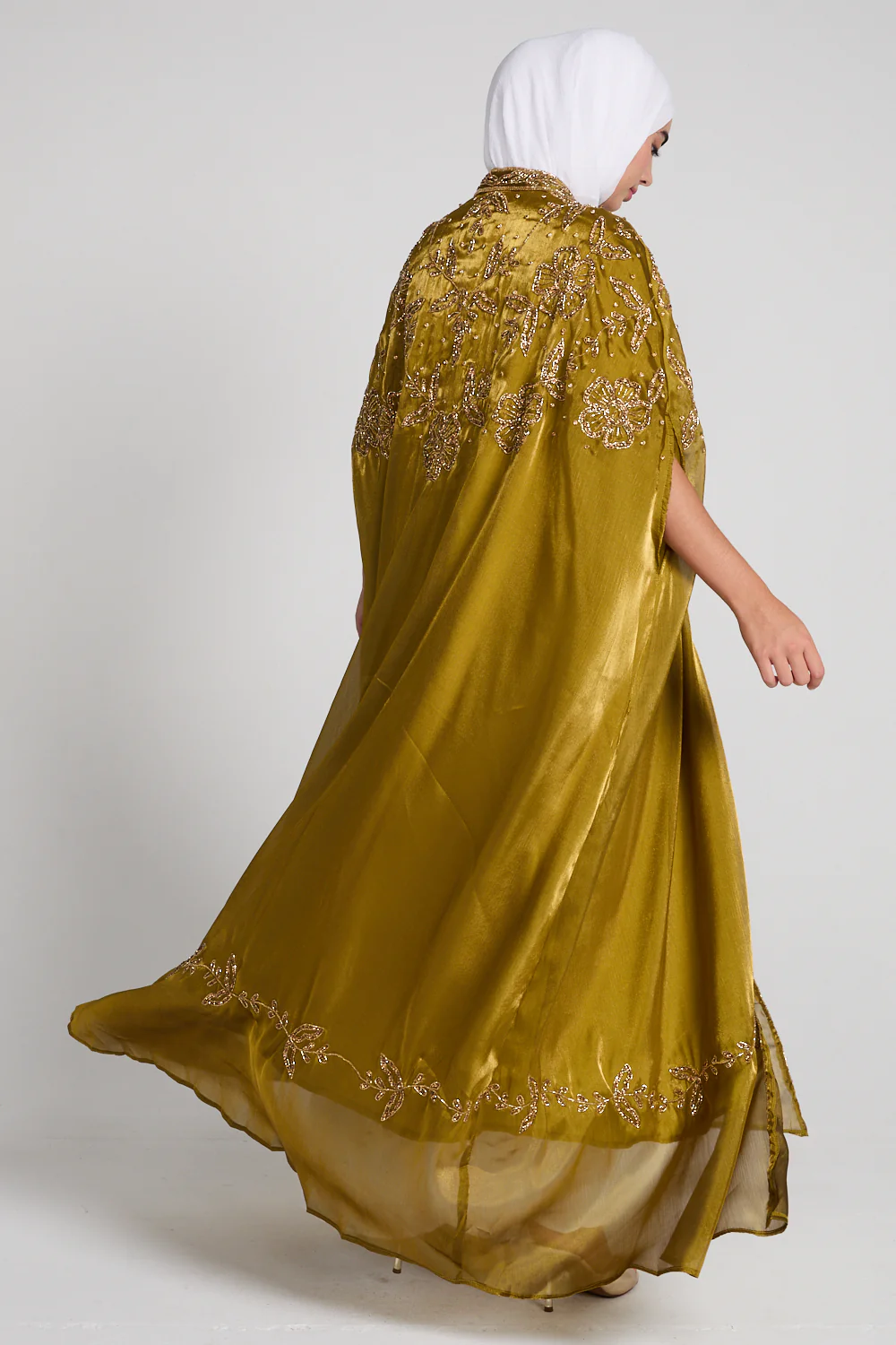 Luxury Regal Marigold Cape – LIMITED EDITION - Image 5