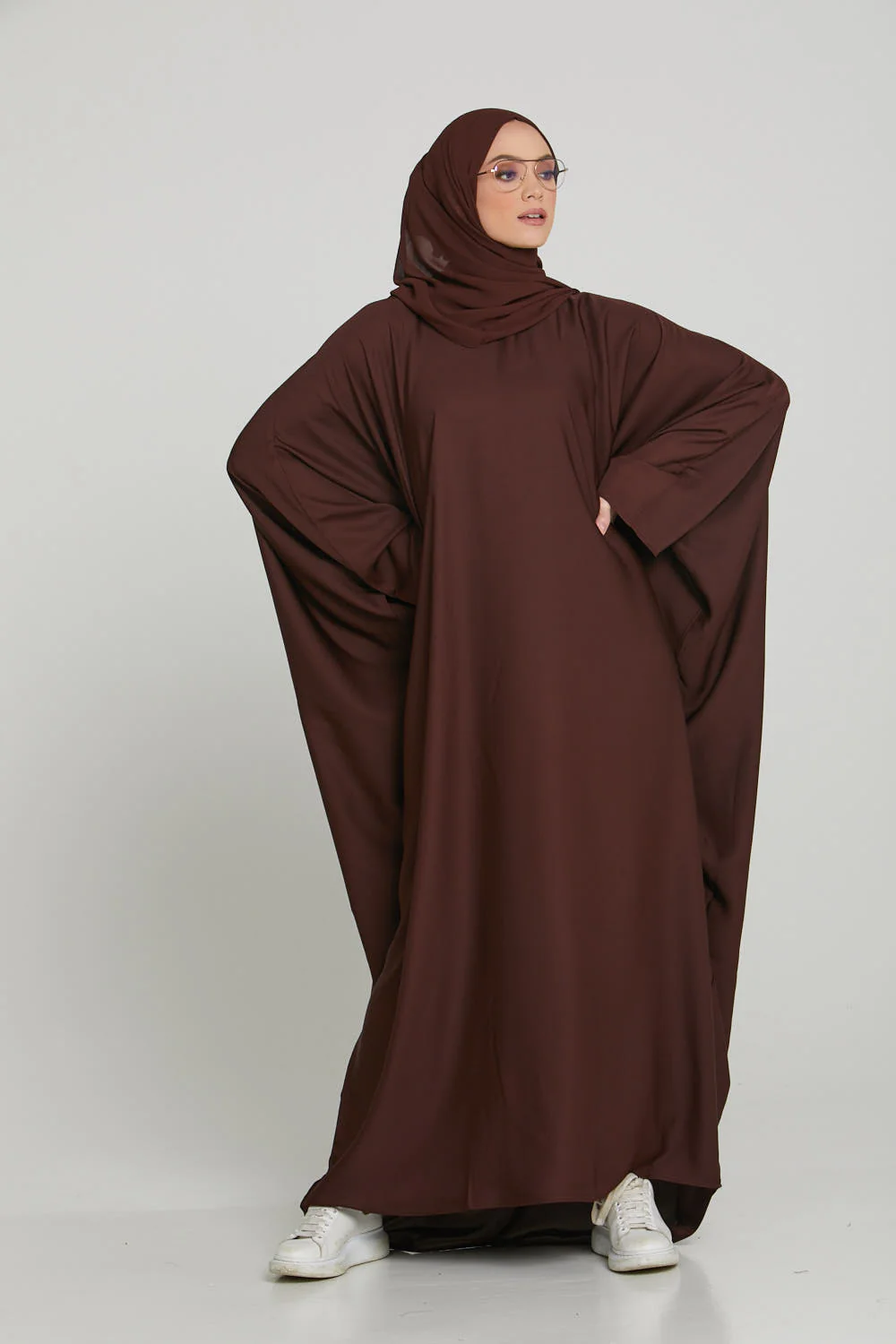 Mahogany Closed Farasha - Image 3