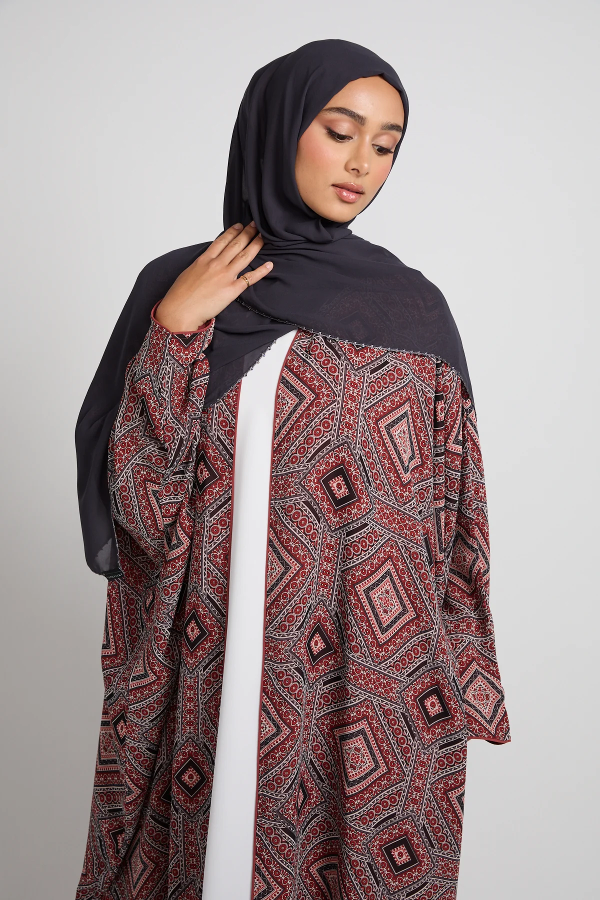 Moroccan Mosaic Open Bisht – LIMITED EDITION - Image 2