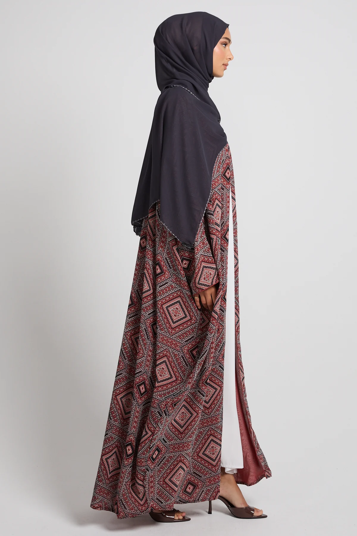 Moroccan Mosaic Open Bisht – LIMITED EDITION - Image 3