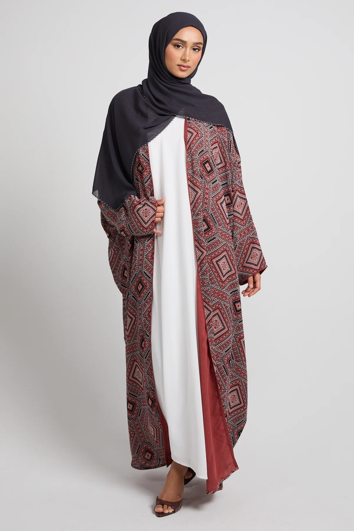 Moroccan Mosaic Open Bisht – LIMITED EDITION - Image 4