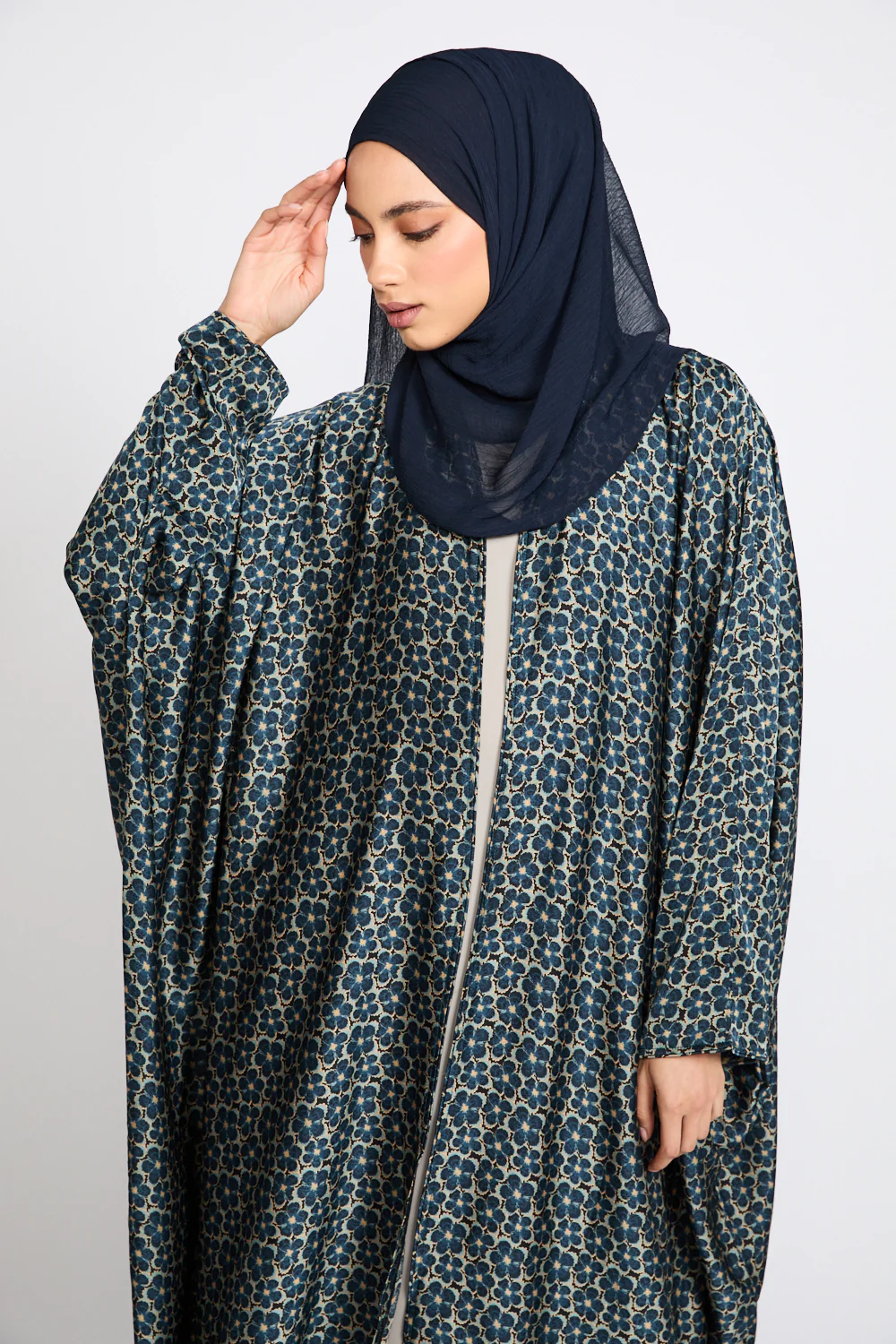 Mosaic Bloom Open Bisht - LIMITED EDITION - Image 2