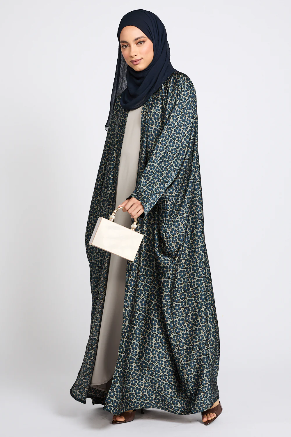 Mosaic Bloom Open Bisht - LIMITED EDITION - Image 3