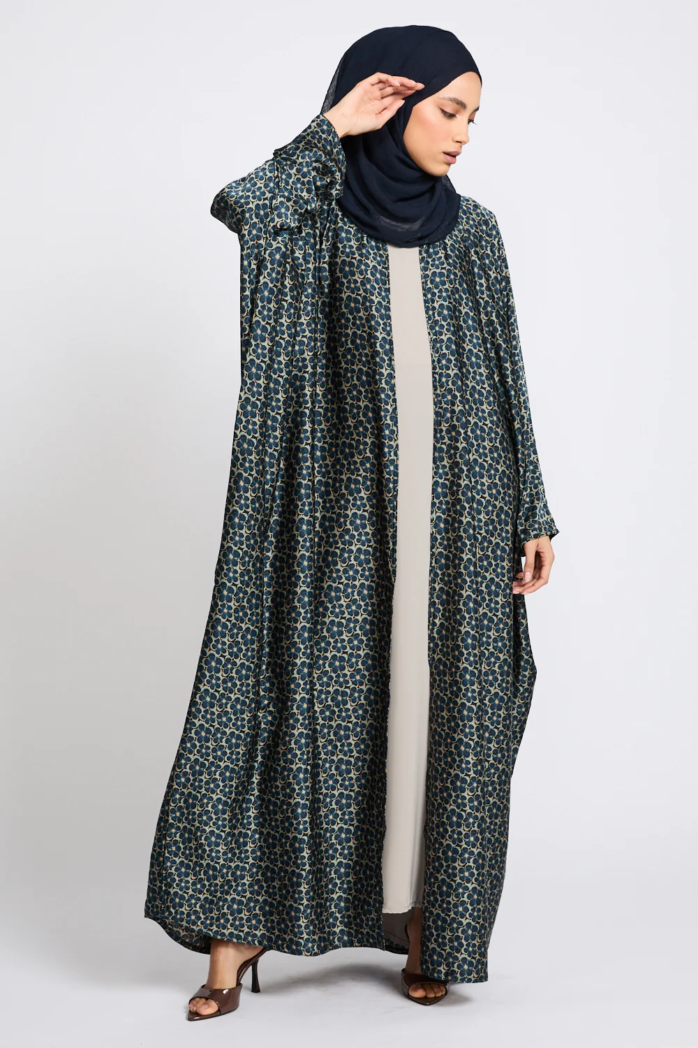 Mosaic Bloom Open Bisht - LIMITED EDITION - Image 4