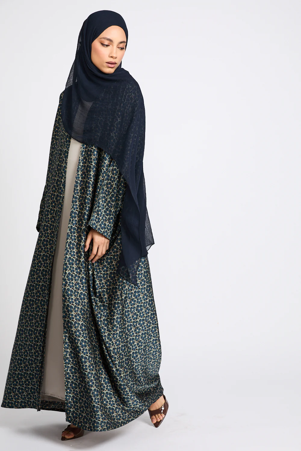 Mosaic Bloom Open Bisht - LIMITED EDITION - Image 7