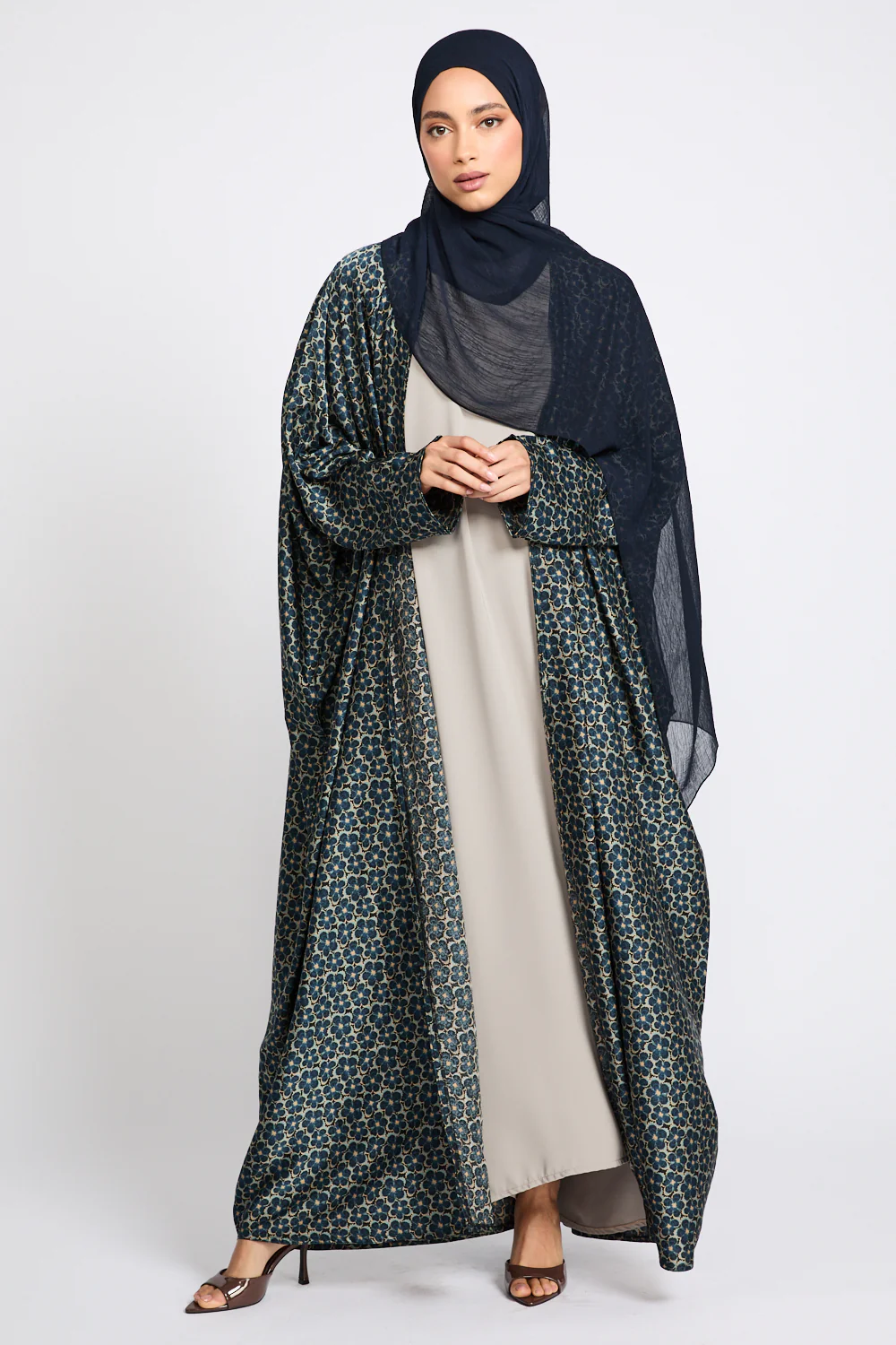Mosaic Bloom Open Bisht - LIMITED EDITION - Image 8