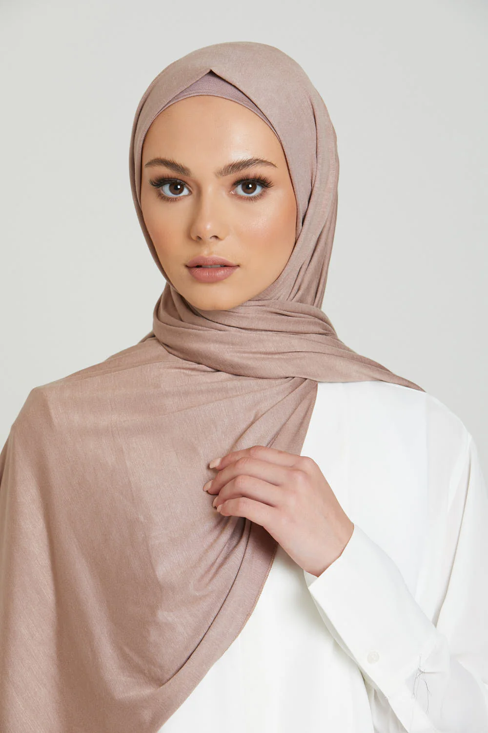 Natural Jersey Hijab - Image 3