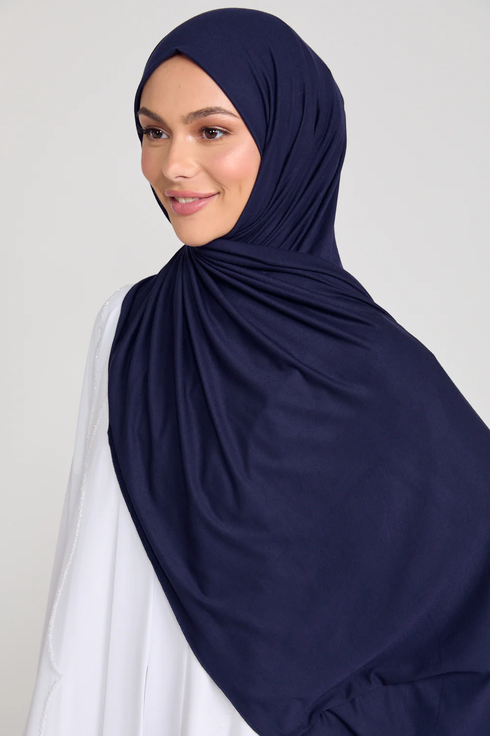 Navy Jersey Hijab - Image 5
