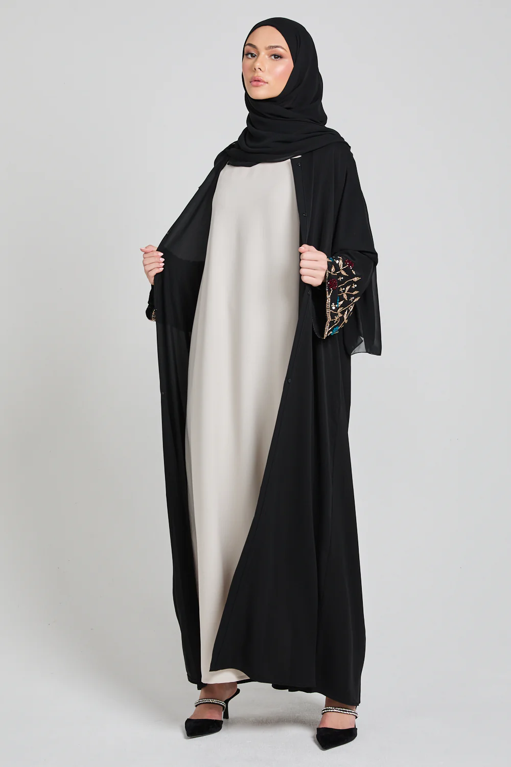 Nude Inner slip Dress - SLEEVELESS - Image 3