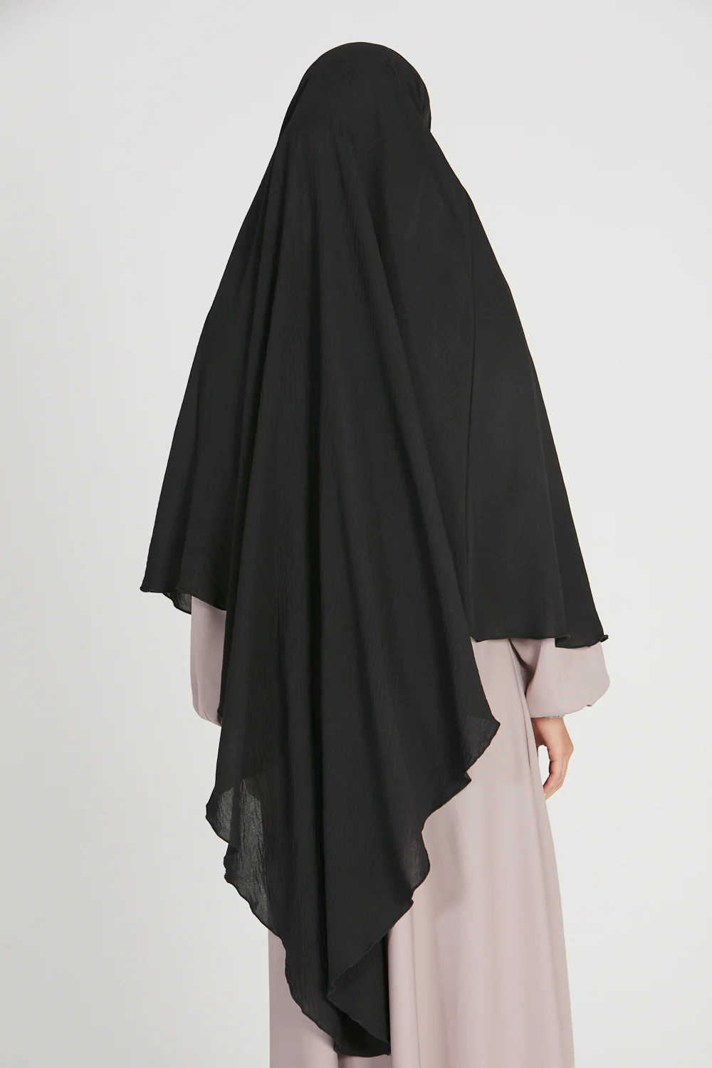 One Layer Khimar - Black - Image 8