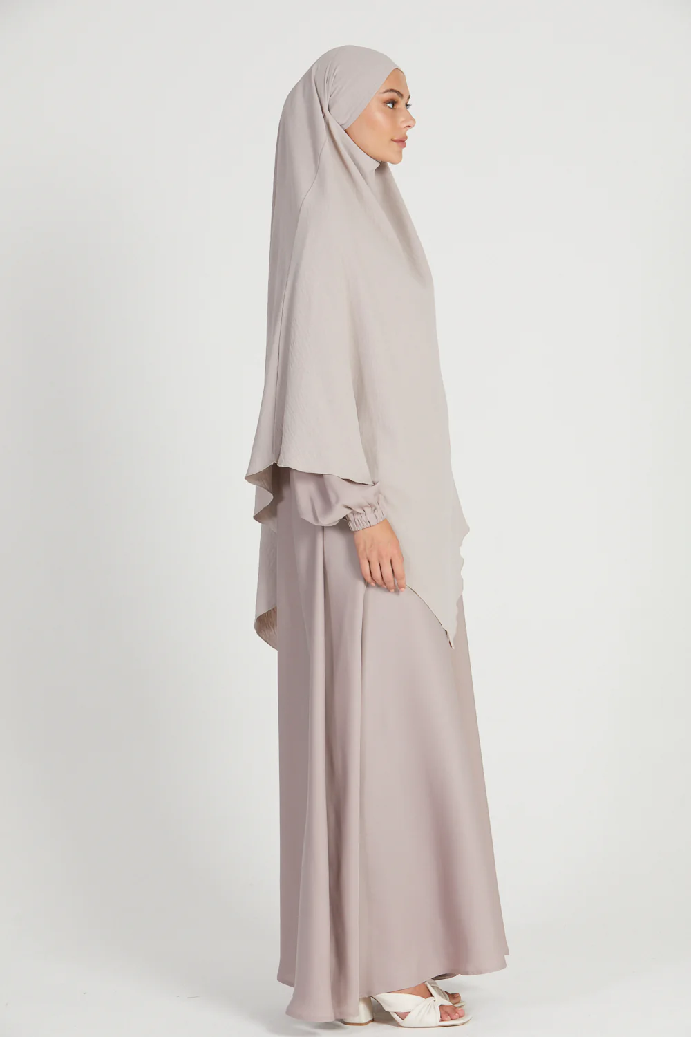 One Layer Khimar - Natural - Image 6